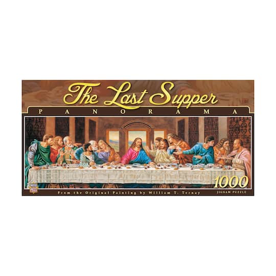 Masterpieces Puzzles The Last Supper Panorama Puzzle: 1000 Pcs 1000-pc. Puzzle, One Size, Multiple Colors